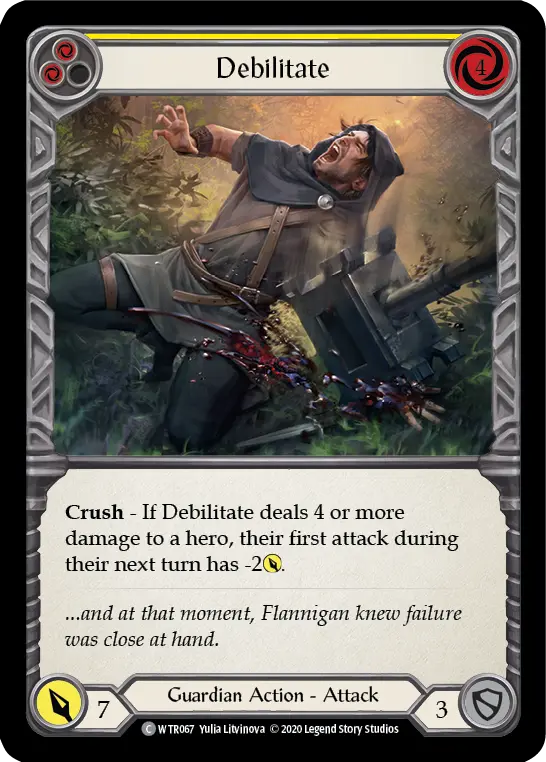 Card: Debilitate (yel)