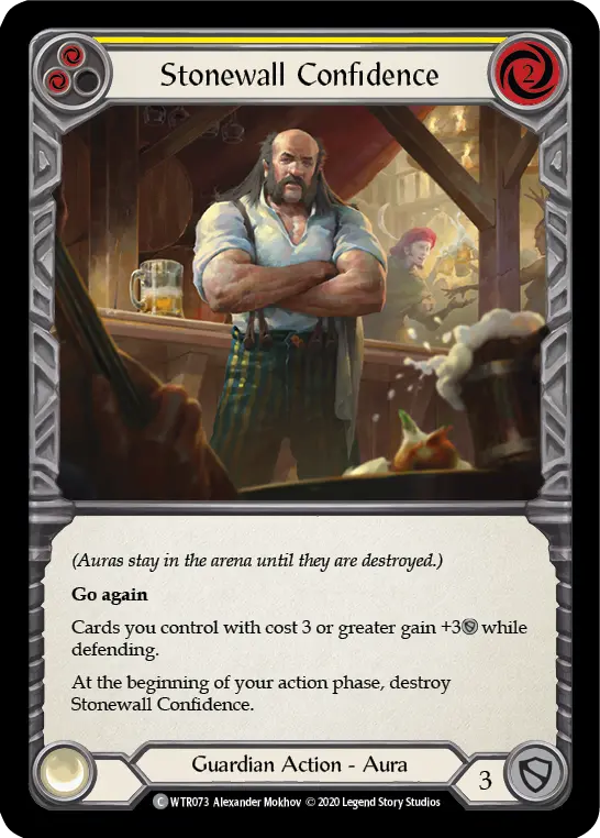 Card: Stonewall Confidence (yel)
