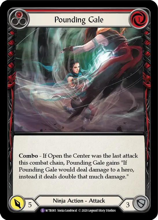 Card: Pounding Gale (red)