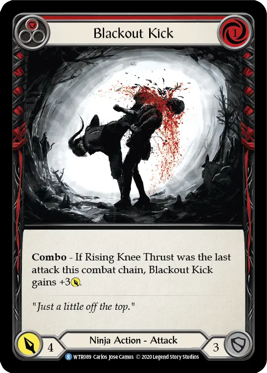 Card: Blackout Kick (red)
