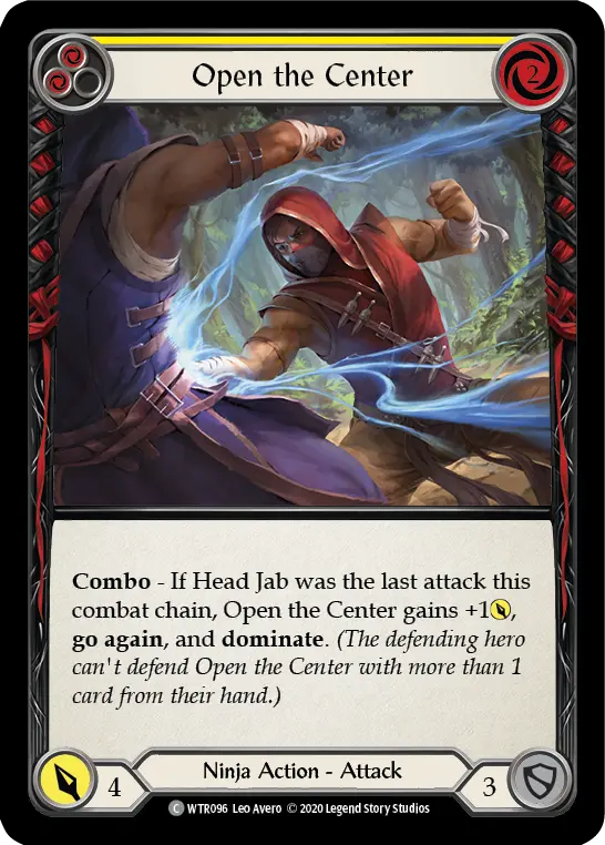 Card: Open the Center (yel)