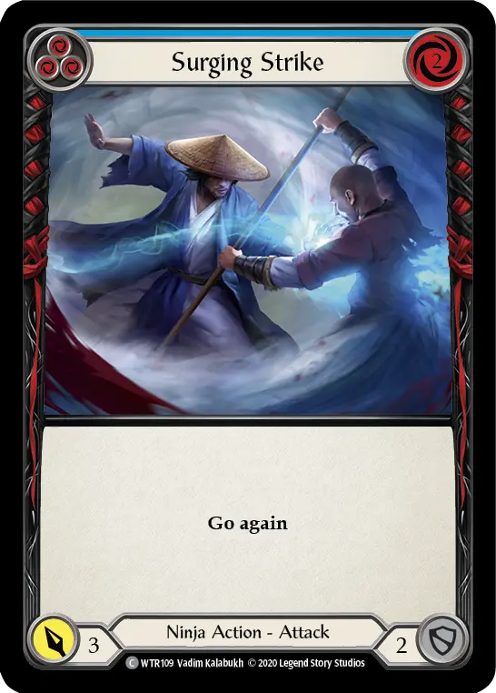Card: Surging Strike (blu)