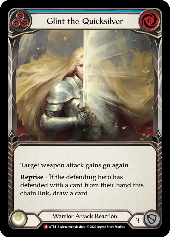 Card: Glint the Quicksilver (blu)
