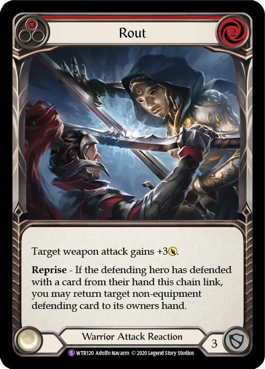 Card: Rout (red)