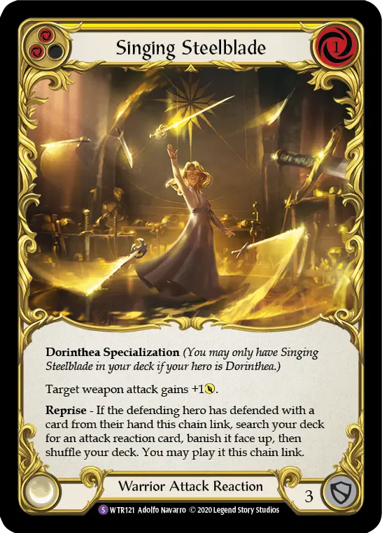 Card: Singing Steelblade (yel)
