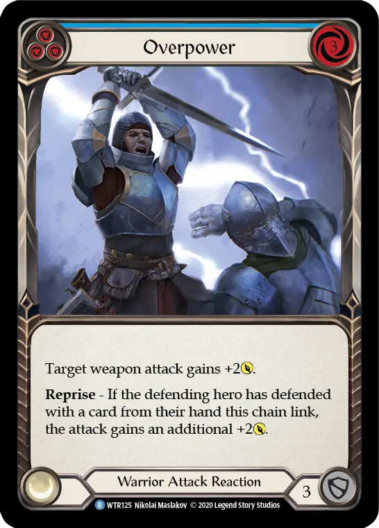 Card: Overpower (blu)