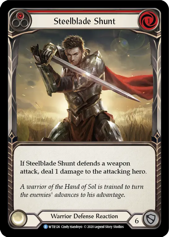 Card: Steelblade Shunt (red)