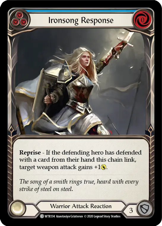 Card: Ironsong Response (blu)
