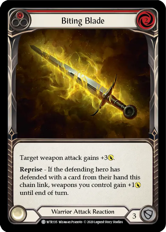 Card: Biting Blade (red)