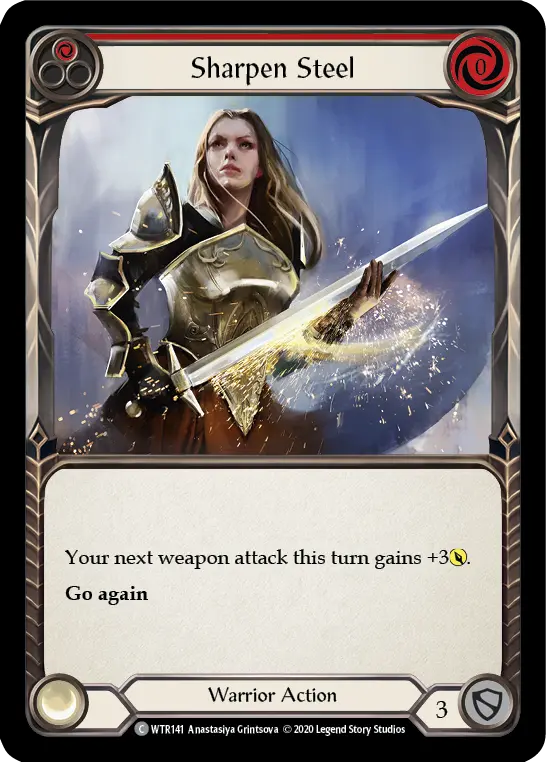 Card: Sharpen Steel (red)
