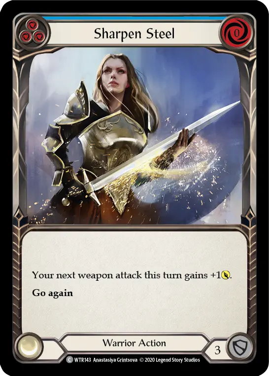 Card: Sharpen Steel (blu)