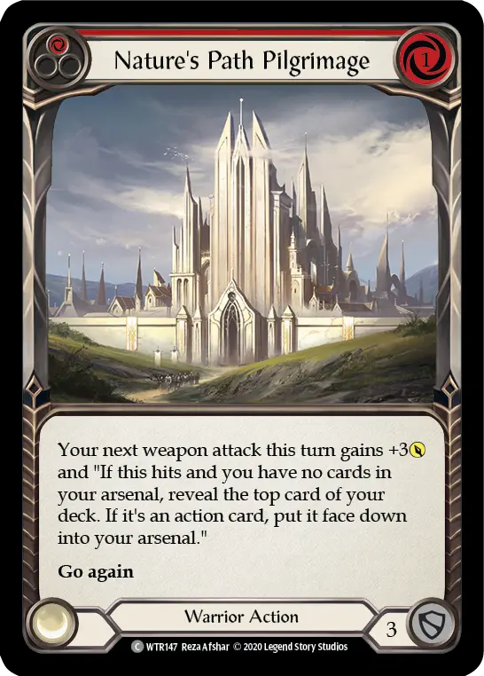 Card: Nature's Path Pilgrimage (red)