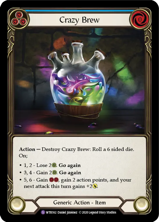 Card: Crazy Brew (blu)