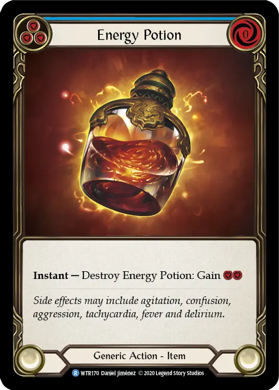 Card: Energy Potion (blu)