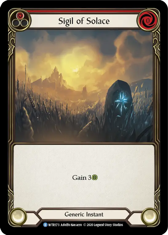Card: Sigil of Solace (red)