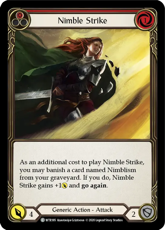 Card: Nimble Strike (red)