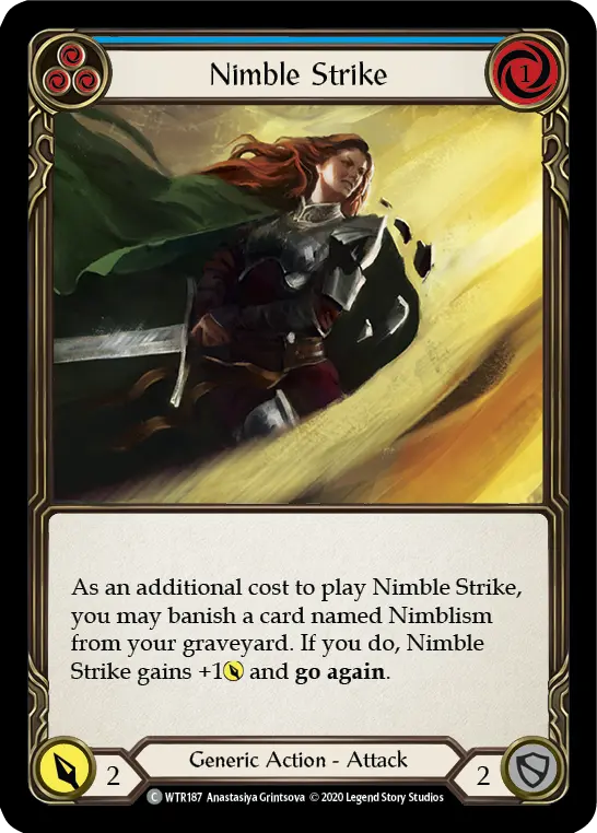 Card: Nimble Strike (blu)