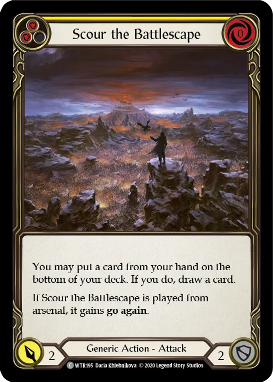 Card: Scour the Battlescape (yel)