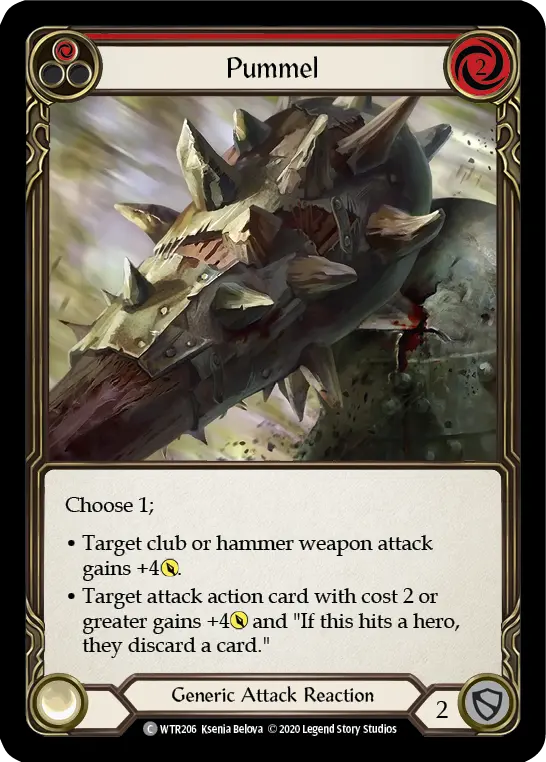 Card: Pummel (red)
