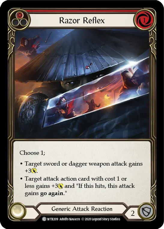 Card: Razor Reflex (red)