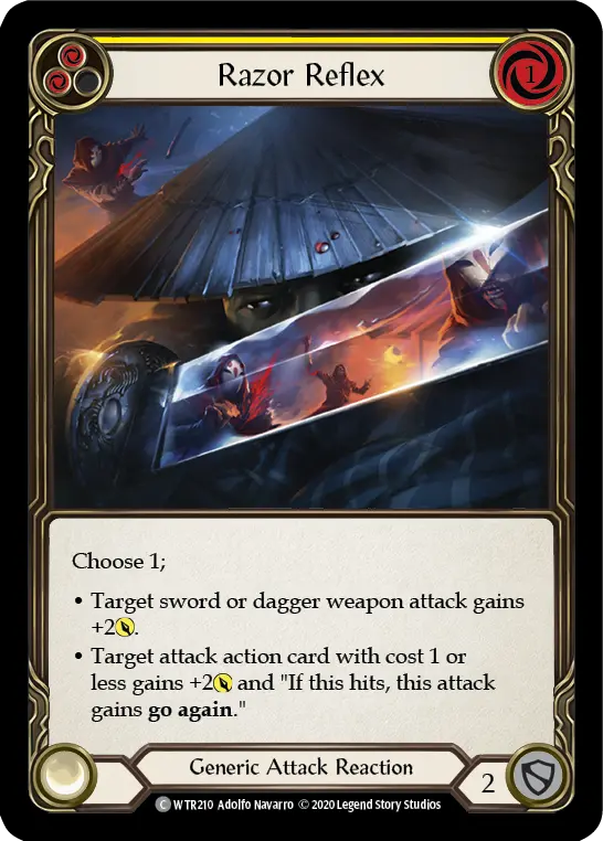 Card: Razor Reflex (yel)