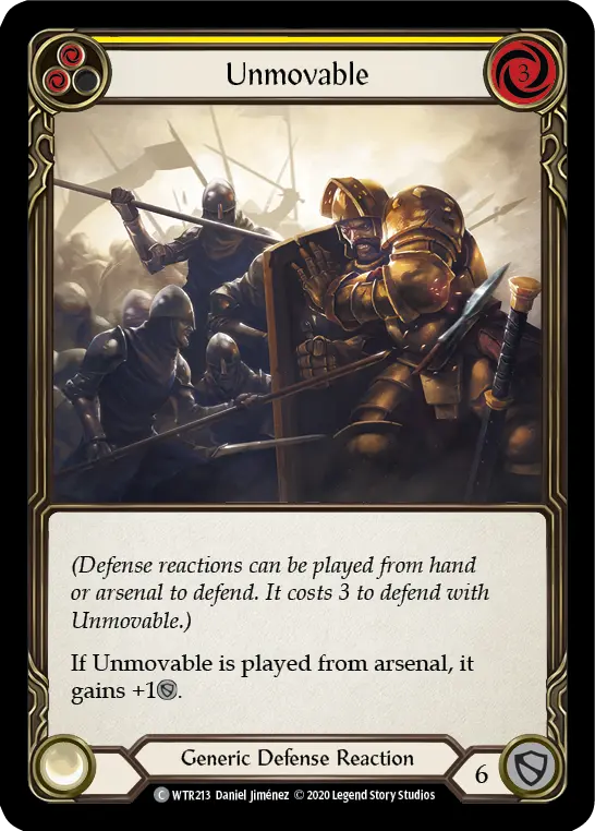 Card: Unmovable (yel)