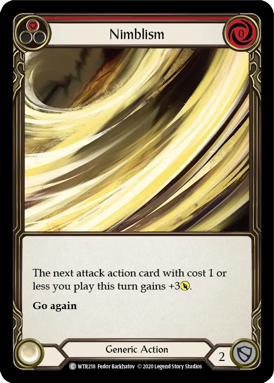 Card: Nimblism (red)