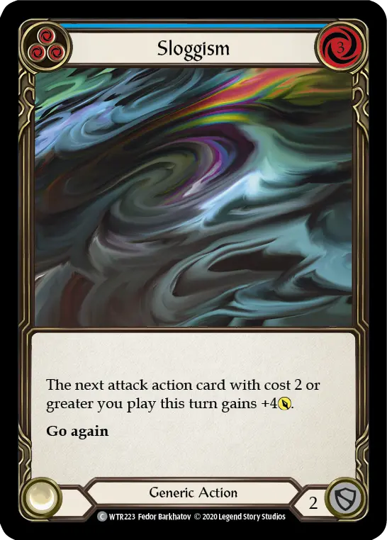 Card: Sloggism (blu)