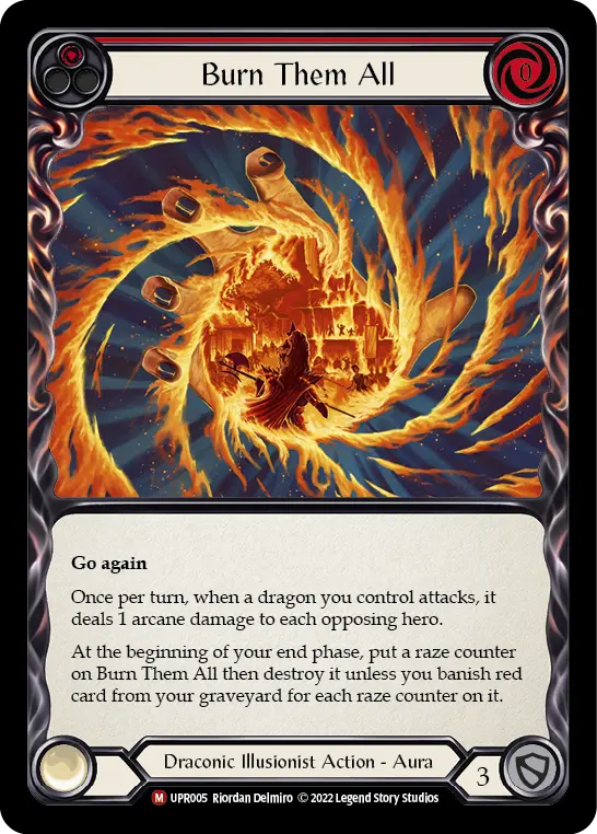 Card: Burn Them All (red)