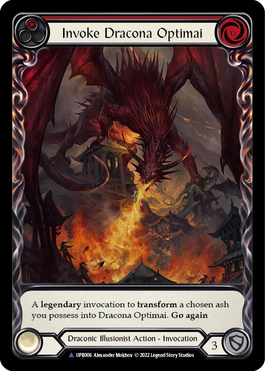 Card: Invoke Dracona Optimai (red)
