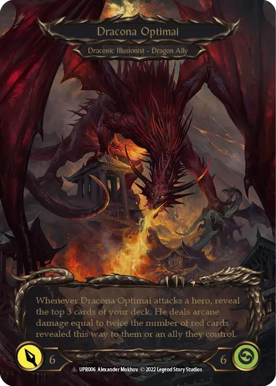 Card: Invoke Dracona Optimai (red)