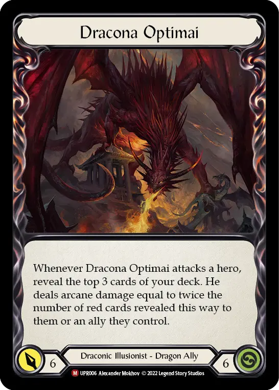 Card: Invoke Dracona Optimai (red)