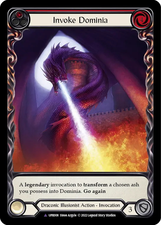 Card: Invoke Dominia (red)