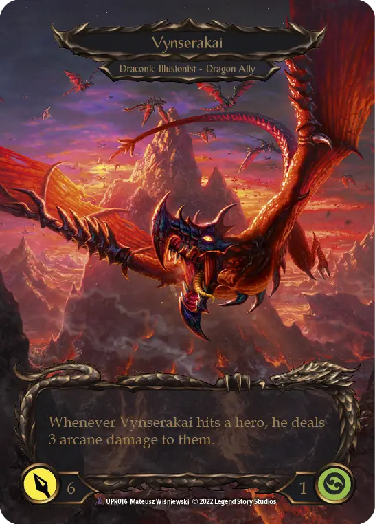 Card: Invoke Vynserakai (red)