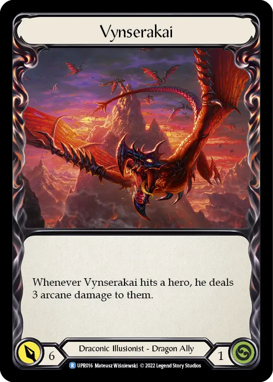 Card: Invoke Vynserakai (red)