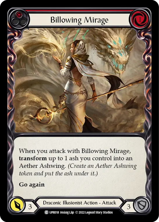 Card: Billowing Mirage (red)