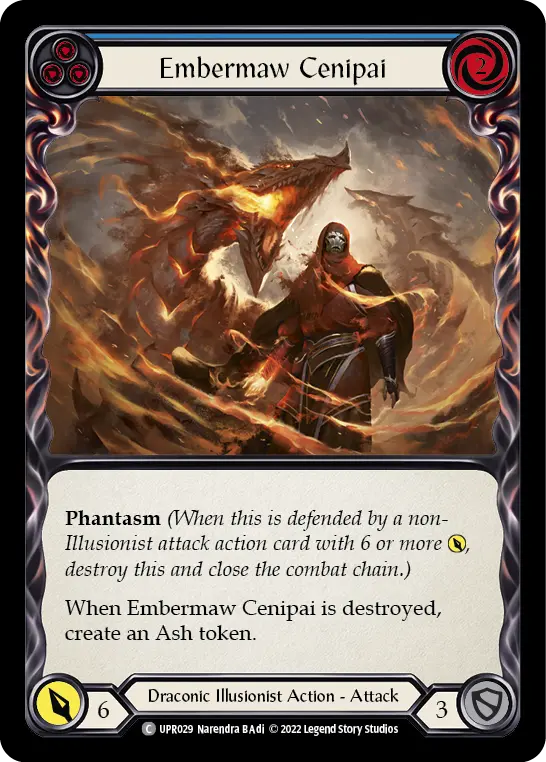 Card: Embermaw Cenipai (blu)