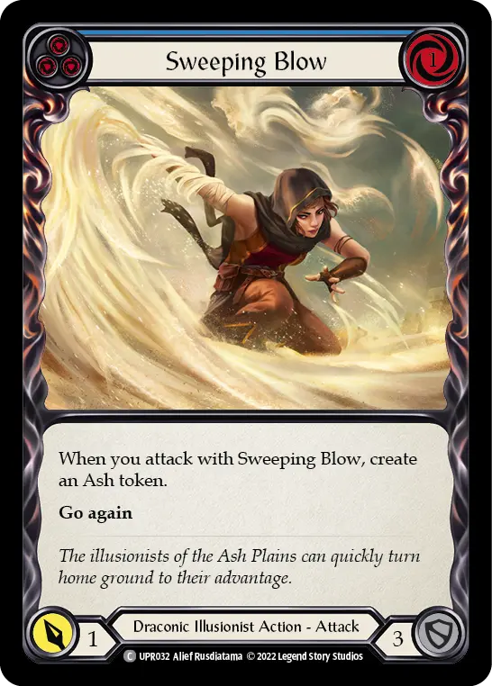 Card: Sweeping Blow (blu)