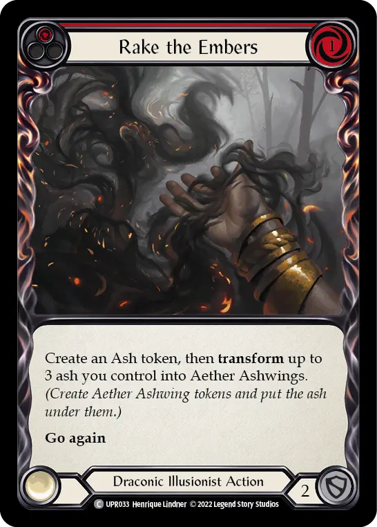 Card: Rake the Embers (red)