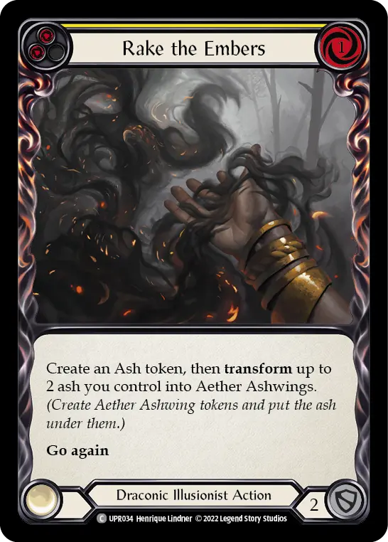 Card: Rake the Embers (yel)