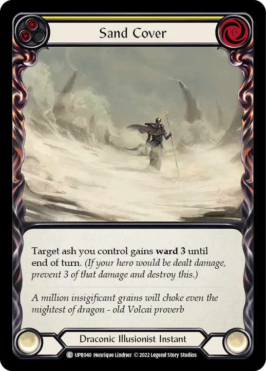 Card: Sand Cover (yel)