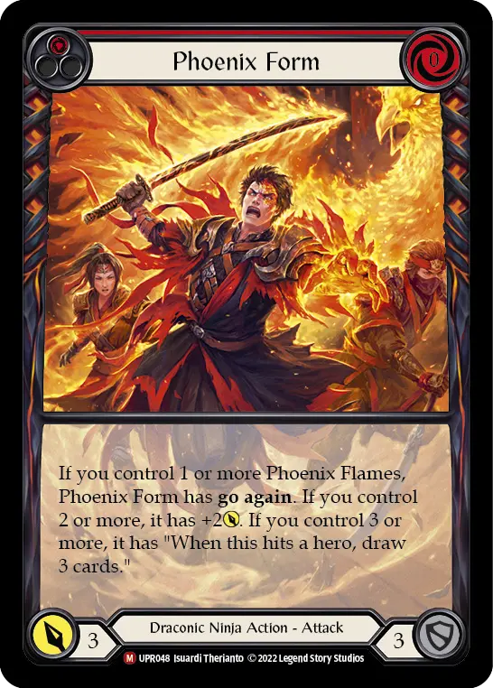 Card: Phoenix Form (red)