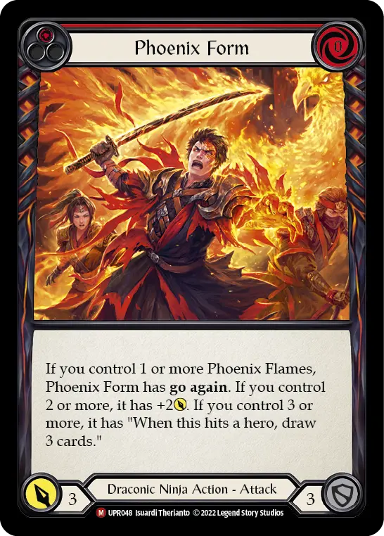 Card: Phoenix Form (red)