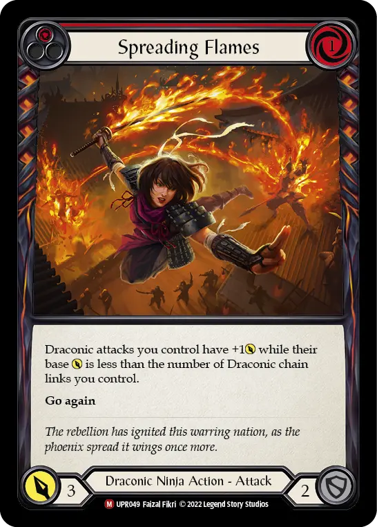 Card: Spreading Flames (red)