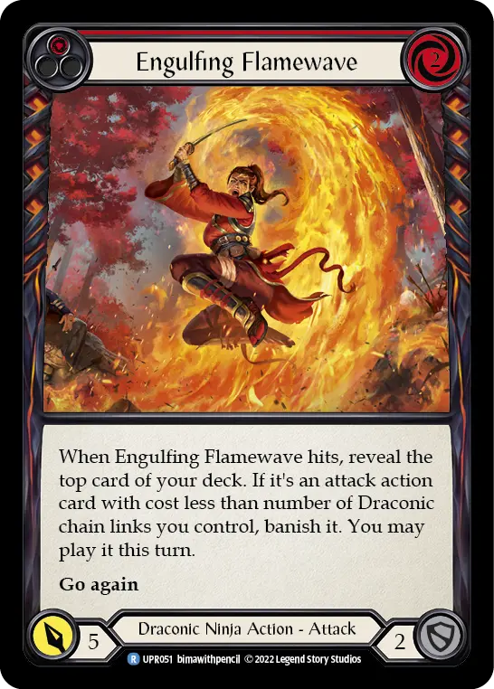 Card: Engulfing Flamewave (red)