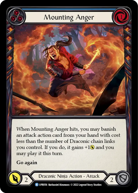 Card: Mounting Anger (blu)