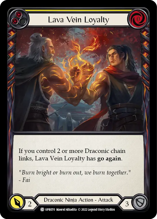 Card: Lava Vein Loyalty (yel)