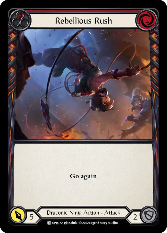 Card: Rebellious Rush (red)