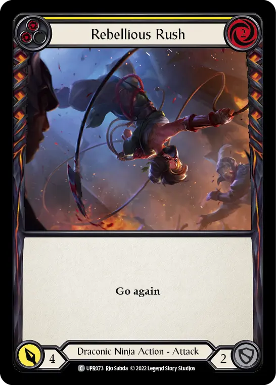 Card: Rebellious Rush (yel)