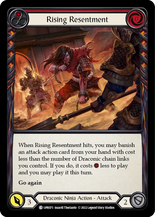 Card: Rising Resentment (red)